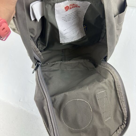 Fjallraven Kanken Mini Small Gray Backpack Bag 23561 Everyday Outdoor Travel - Picture 8 of 14